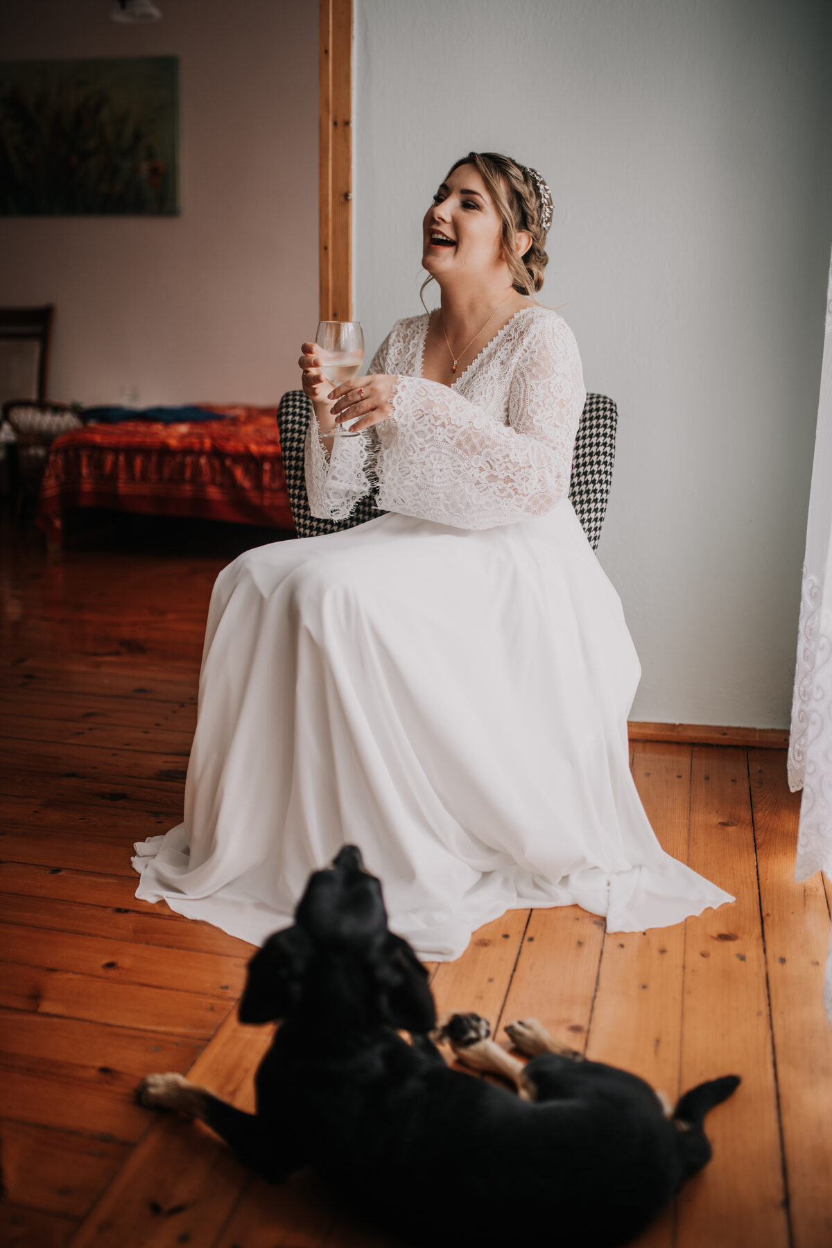 Fotografia z reportażu ślubnego autorstwa Patkolgraphy