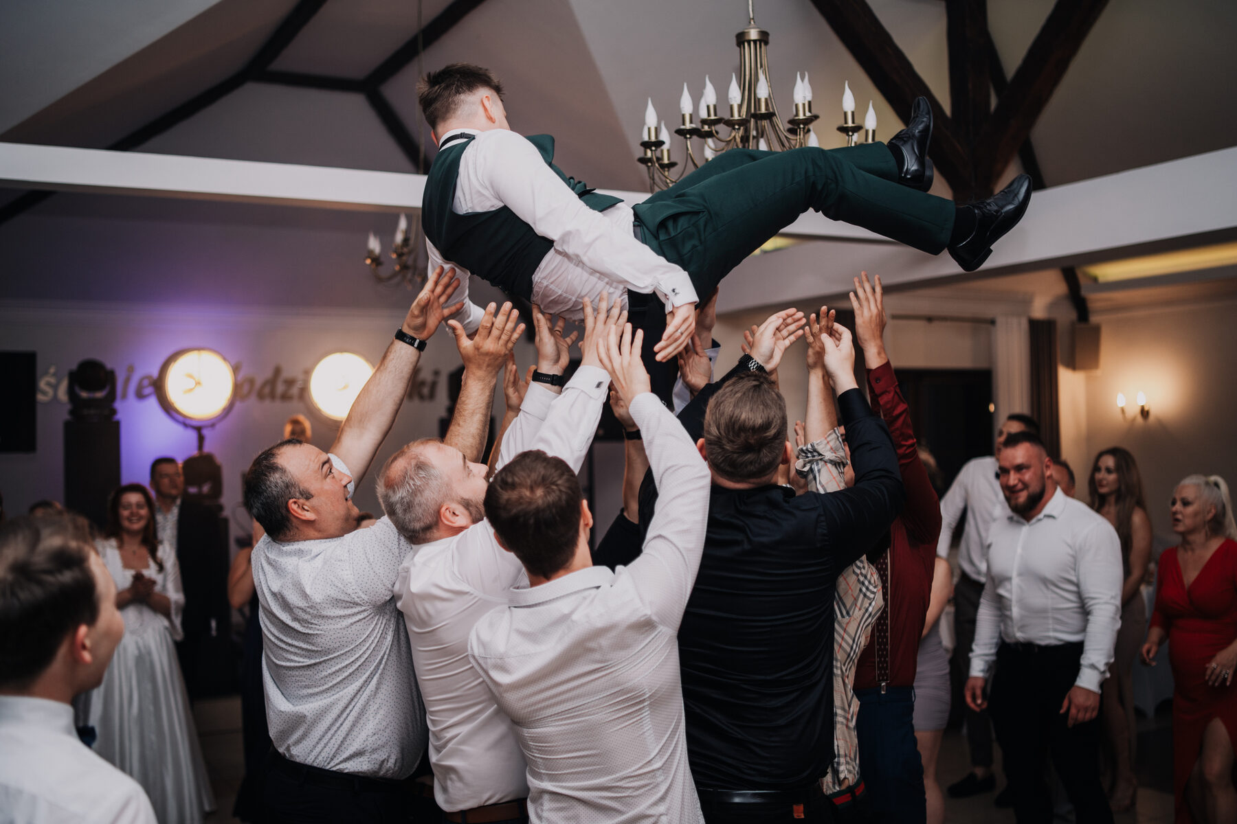 Fotografia z reportażu ślubnego autorstwa Patkolgraphy